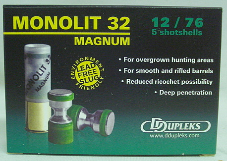 Monolit 32 12/76 Slug - bleifrei, 495gr/32g (a5)