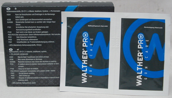 Walther Pro Wipe & Care - 10x Pflege & Reinigungstücher