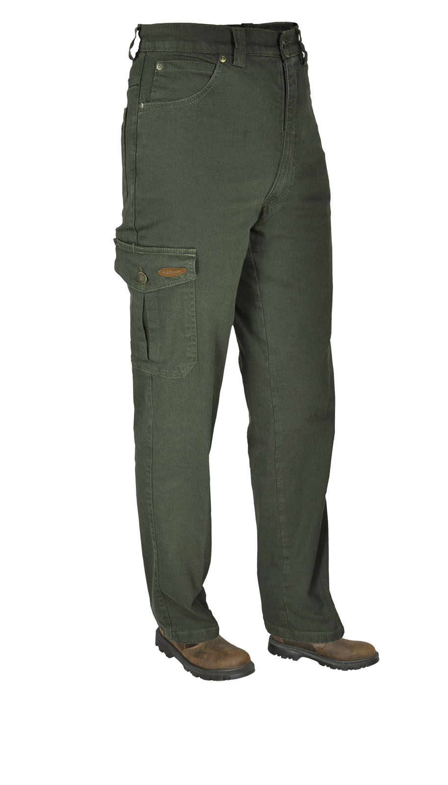 Damenhose 5-Pocket - mit Beintasche,