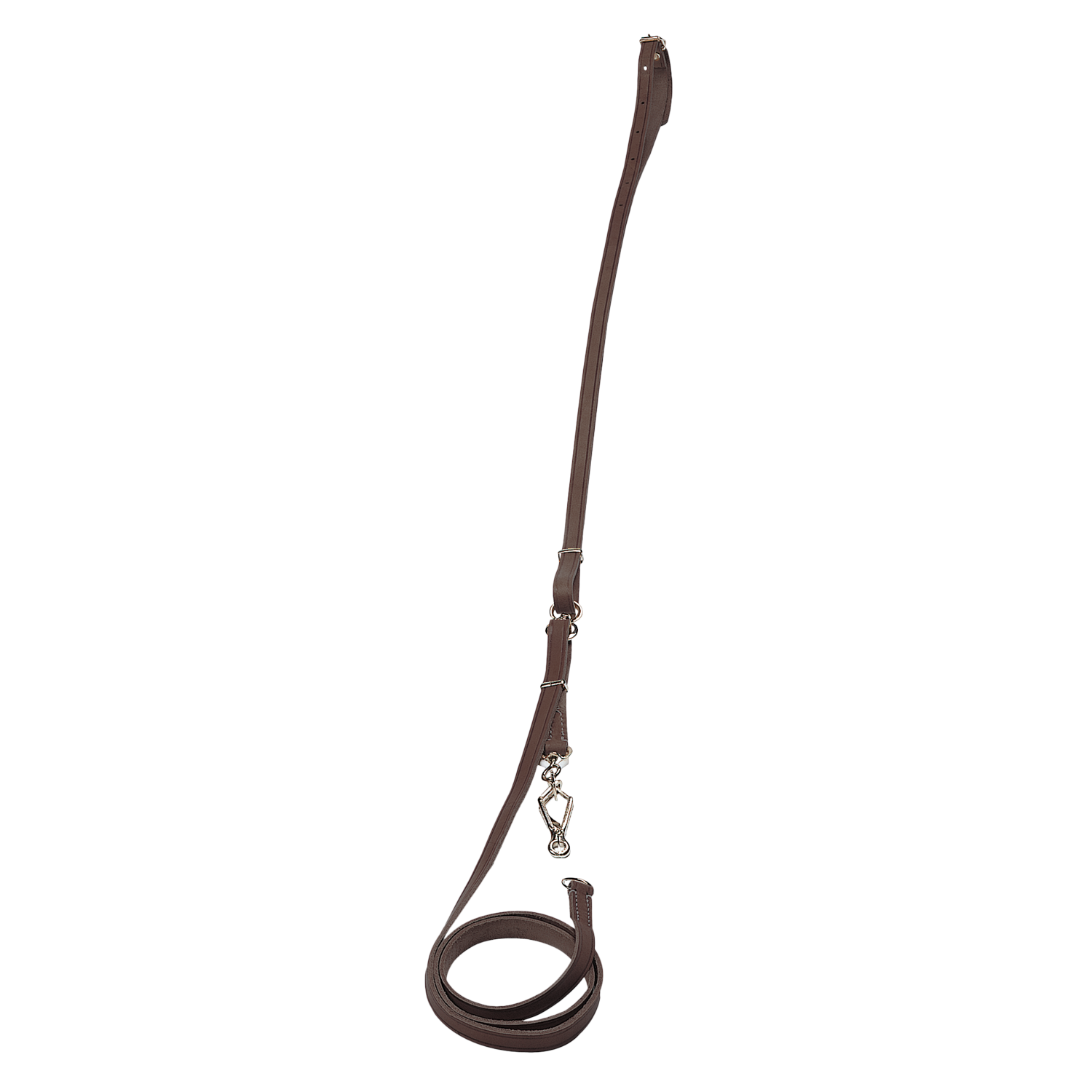 Führleine 18 mm dunkel - 155-120 cm Länge, Fahlleder
