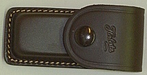Lederetui braun - Heftlänge 9 cm