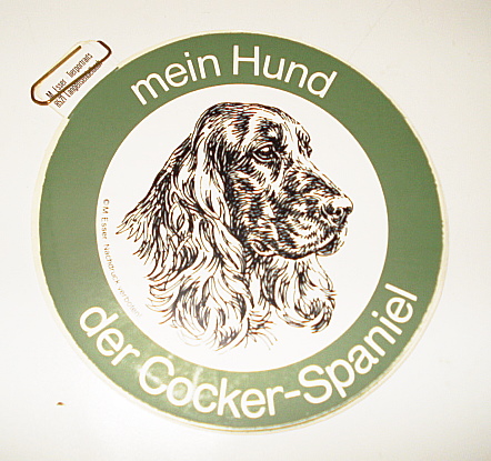 Aufkleber Cockerspaniel -