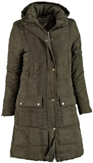 Damen MicroPrimaloft Mantel - mit seitlichem Reißverschluss