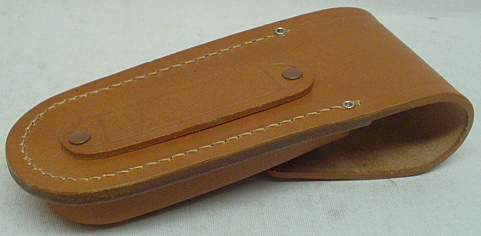 Lederetui braun - Heftlänge max. 140x40x17mm
