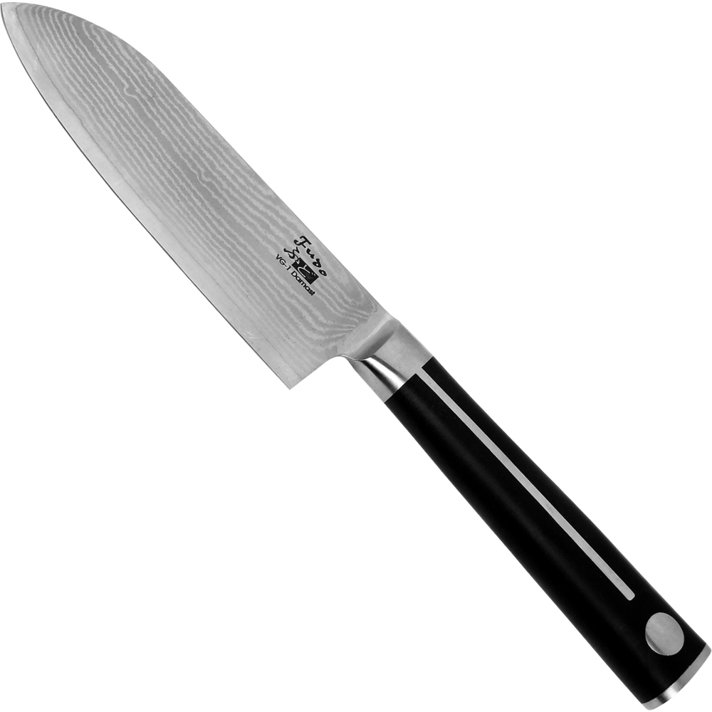 Fudo Small Santoku Hocho, 33 - Damast 33Lagig