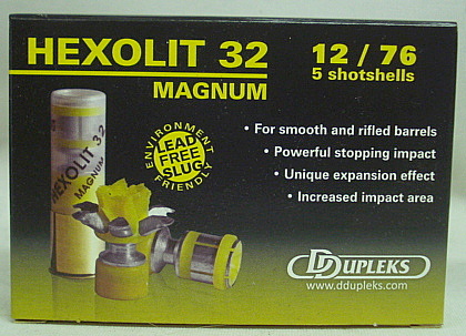 Hexolit 32 12/76 Expans. Slug - bleifrei, 495gr/32g (a5)
