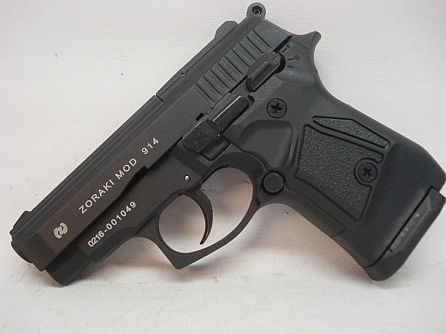 Zoraki 914 Kal.9mm P.A.K.Black - Kunststoff Griffschalen black