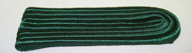 Schulterstück 4 streifig - schützengrüne Kunstseide
