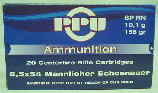 6,5x54MaS. SP - 10,1g/156gr (a20)#A-027