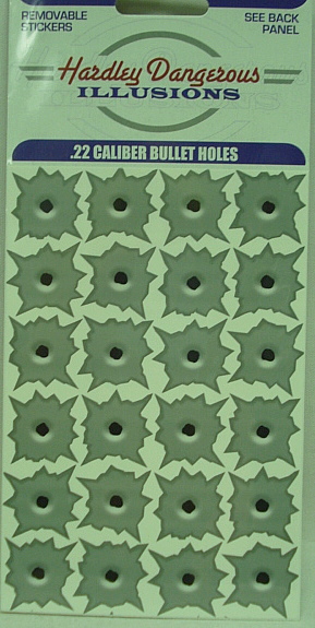 24 Bullet Holes Mini - Aufkleber, Kal..22