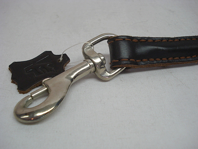 Leine 70 cm - braun mit Schlaufe