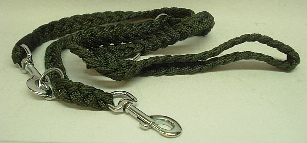 Mehrzweckleine aus Nylon 2 m - 25mm breit, grüner Gurt