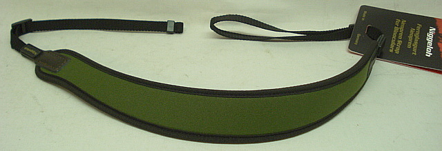 Fernglasgurt Outline-Kontur - olivgrün mit Neopren-Rückseite