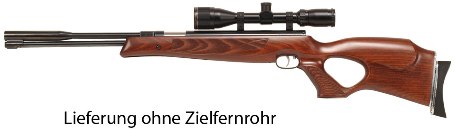 HW 97 KT 4,5 mm (F) - Holz-Lochschaft, Unterhebel