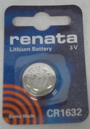 Batterie CR 1632 - 3 V / Fastfire III+Meopta Red
