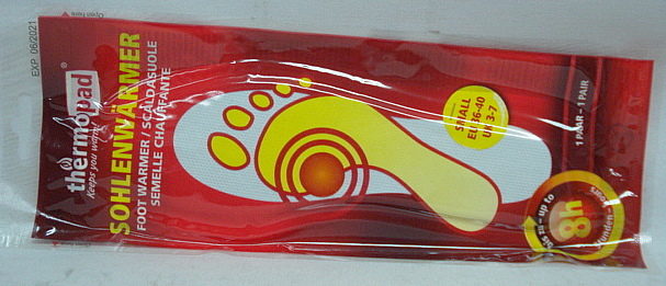 Thermopad Sohlenwärmer 38-39 - 8 Stunden,1 Paar, max.45Grad