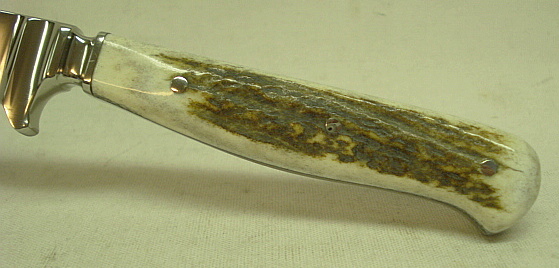 Jagdnicker Hirschhorn - 11cm Klinge, Parierstange