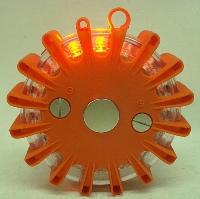 Wildmarkierer und Warnleuchte - 16 rote LED*s,inkl.Batterie
