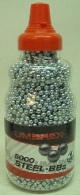 Stahl-BB Flasche silber - 4,50mm (a5.000)