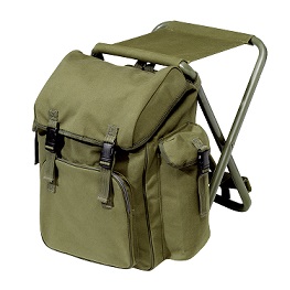 Sitzrucksack aus Leinen - Höhe:50cm