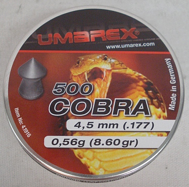 Cobra Spitzkopf - 4,50mm/0,56g/8,6gr (a500)