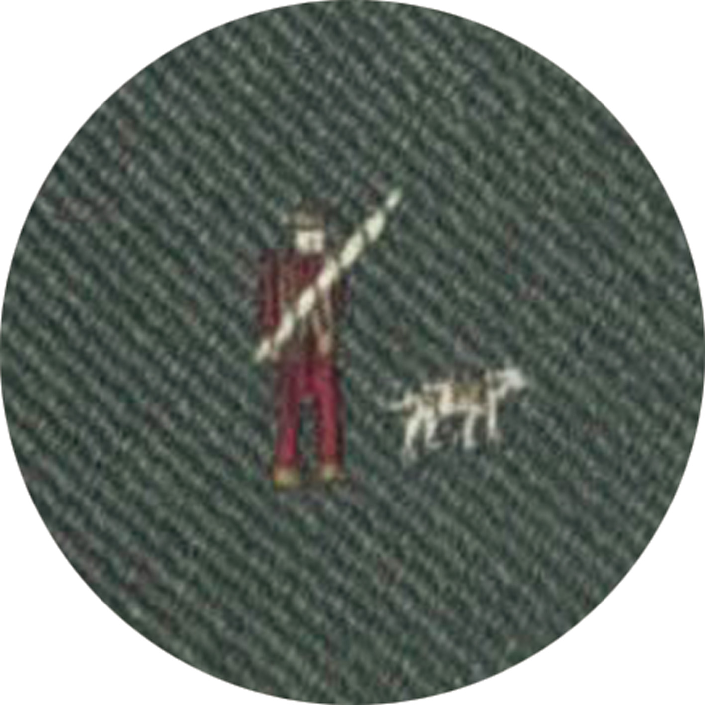 Krawatte Jäger & Hund - mit Streifen