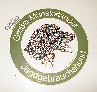 Aufkleber Großer Münsterländer -