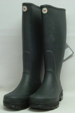 Gummistiefel Segur grün - einfach mit Jerseyfutter
