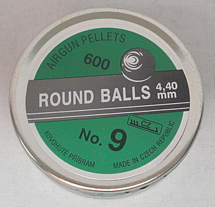 4,4 mm Rundkugel Blei - Nr.9 (a600)