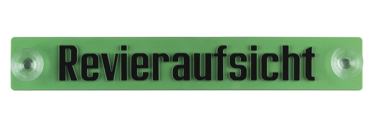 Hinweisschild Revieraufsicht -