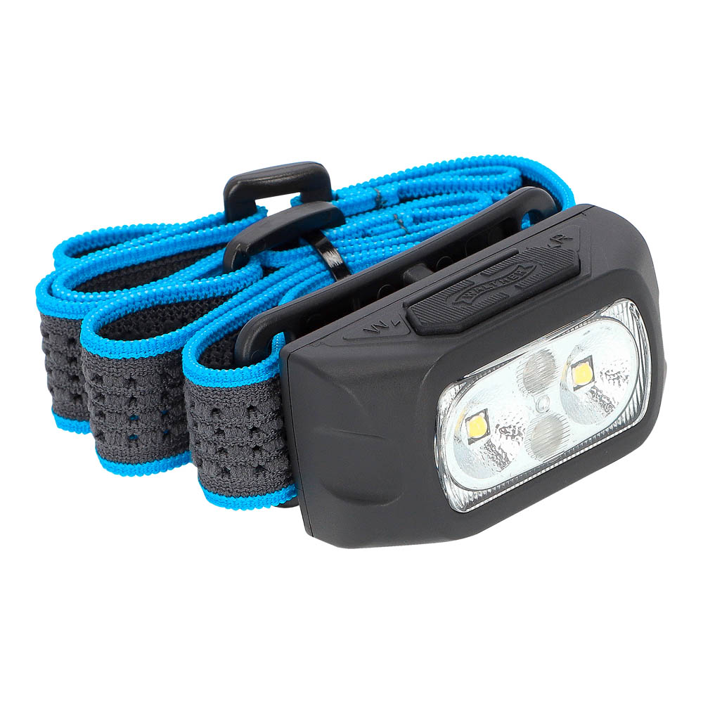Walther HLi1r Kopflampe BLK - 170 Lumen, 3 Helligkeitsstufen