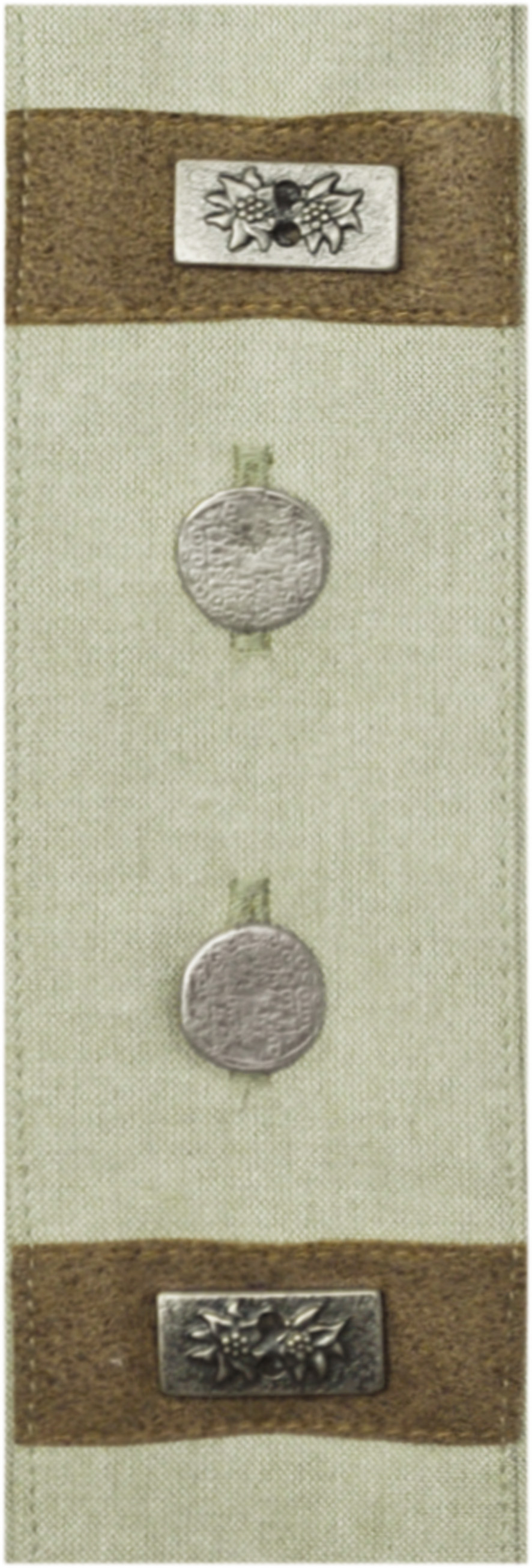 Hemd Chambray 1/1-Arm - mit Beinknopf / Zierteil