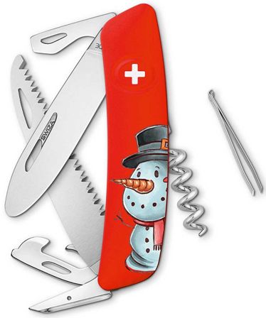 SWIZA Kinder-Taschenmesser - J06 JUNIOR X-MAS Schneemann