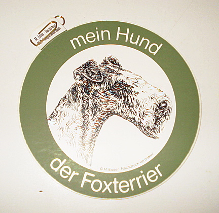 Aufkleber Foxterrier -