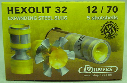 Hexolit 32 12/70 Expans. Slug - bleifrei, 495gr/32g (a5)