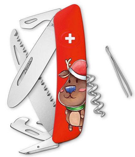 SWIZA Kinder-Taschenmesser - J06 Junior X-MAS DEER