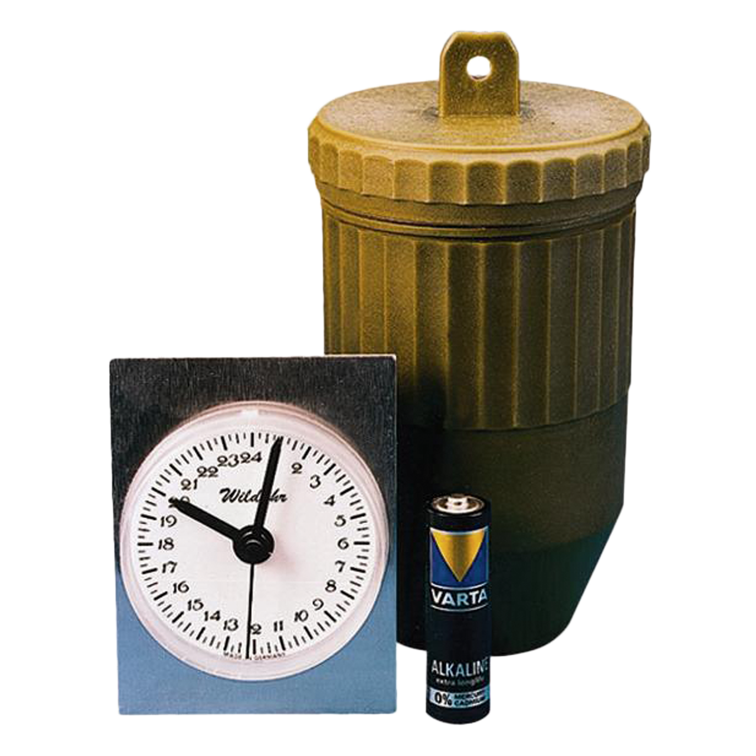 Wilduhr mit 24h Anzeige - mit Batterie, Analog-Anzeige