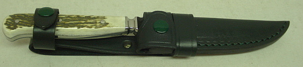 Jagdnicker Hirschhorn - 11cm Klinge, Parierstange