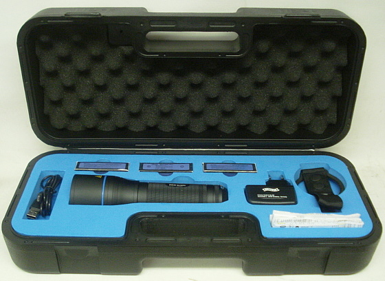 Walther Pro GL1500r-1350 Lumen - inkl. Akku, mit Tragekoffer