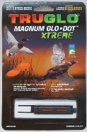 Truglo Magnum 3/8'' rot - kleben, 10mm Schiene