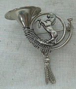 Hutabzeichen Horn/Pferd -