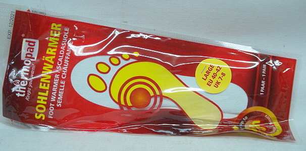 Thermopad Sohlenwärmer 44-46 - 8 Stunden,1 Paar, max.45Grad