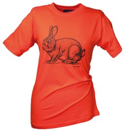 Damen Rundhals Gr. M - Motiv Hase