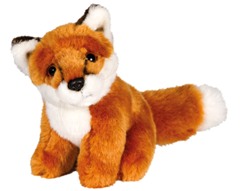 Plüschtier sitzender Fuchs -