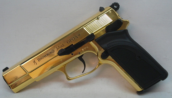 GPDA 9 Kal.9mm P.A.K. - gold finish