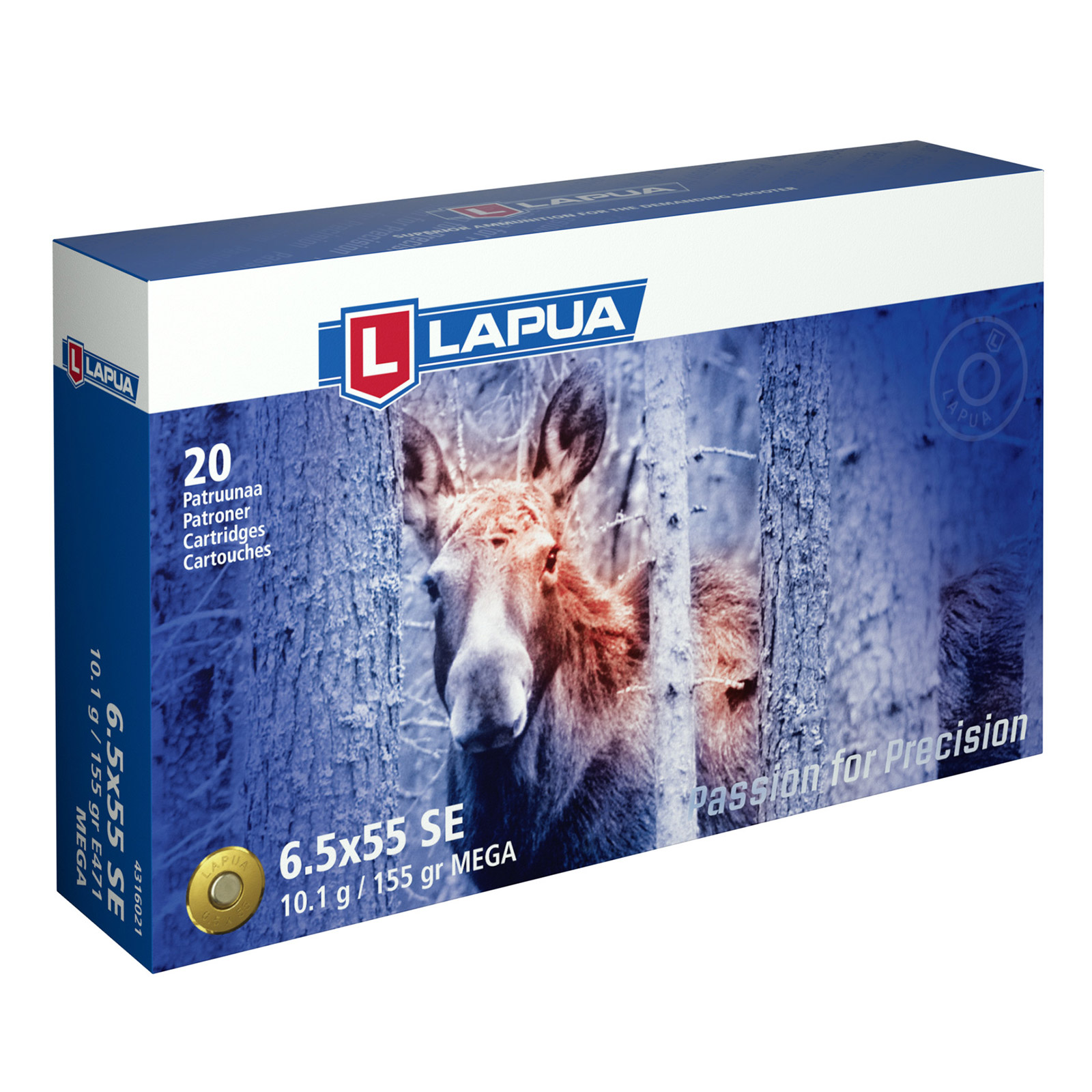 Lapua 6,5x55 Mega 10,1g/155gr - (a20)