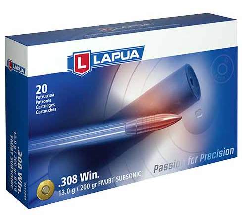 Lapua .308Win. FMJBT 13,0g/ - 200gr Subsonic (a20)