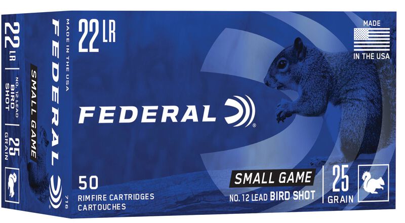 Federal .22lr Blei-Schrot - 25gr (a50) NO.12 #716#