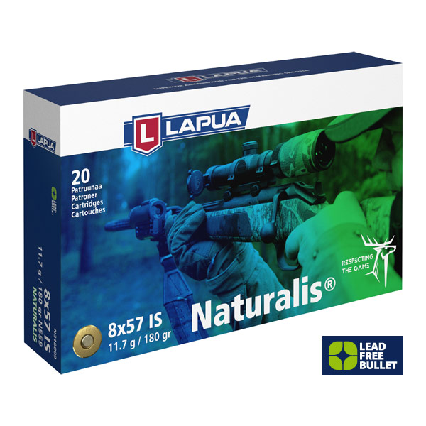 Lapua 8x57IS Naturalis 11,7g/ - 180gr (a20)