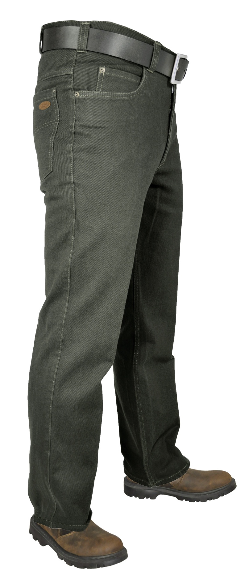 Hose 5-Pocket einfaches Modell - Kurzgrößen, ohne Gürtel